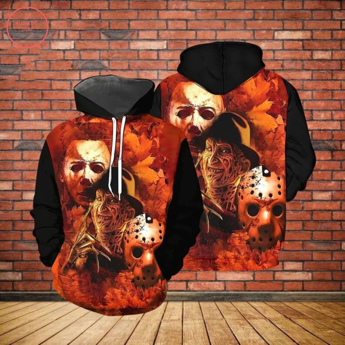 Freddy Krueger Michael Myers Jason Voorhees Hoodie