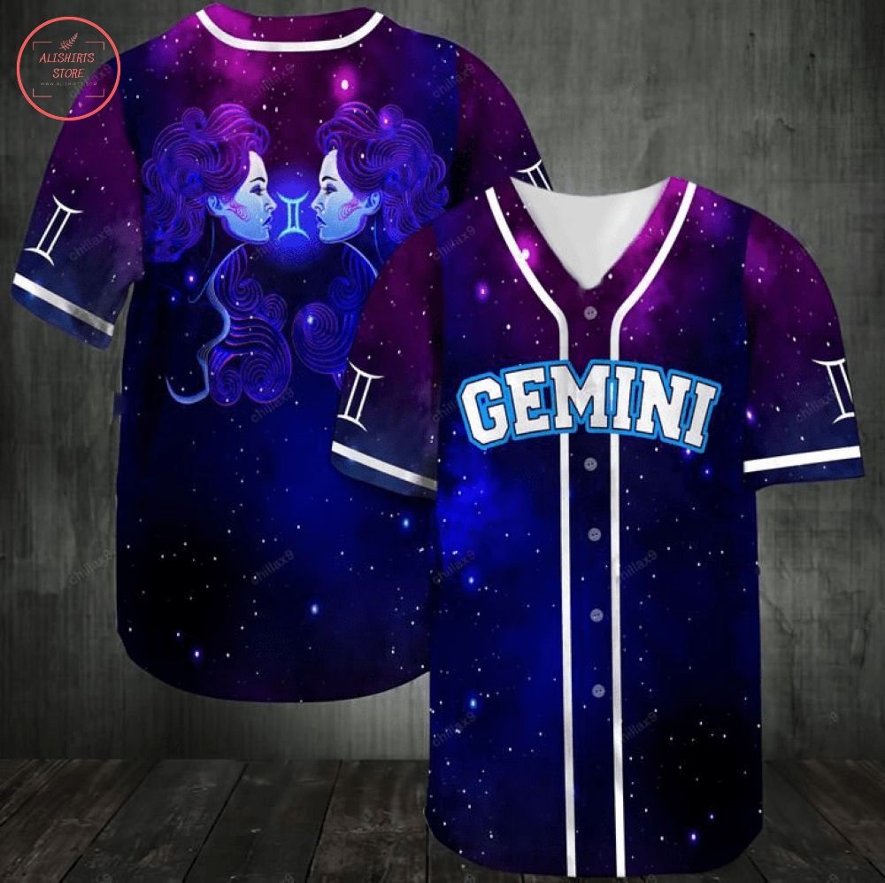 Gemini Zodiac Baseball Jersey