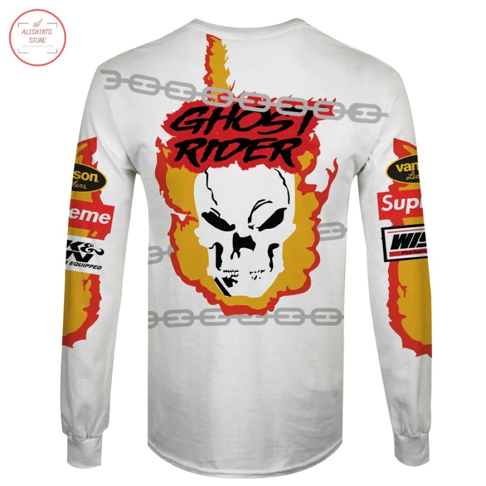 Ghost Rider Supreme Vanson Leathers Shirt and Hoodie