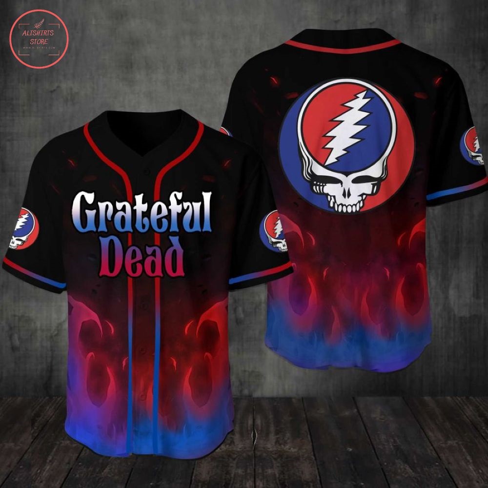 Grateful Dead Band Baseball Jersey