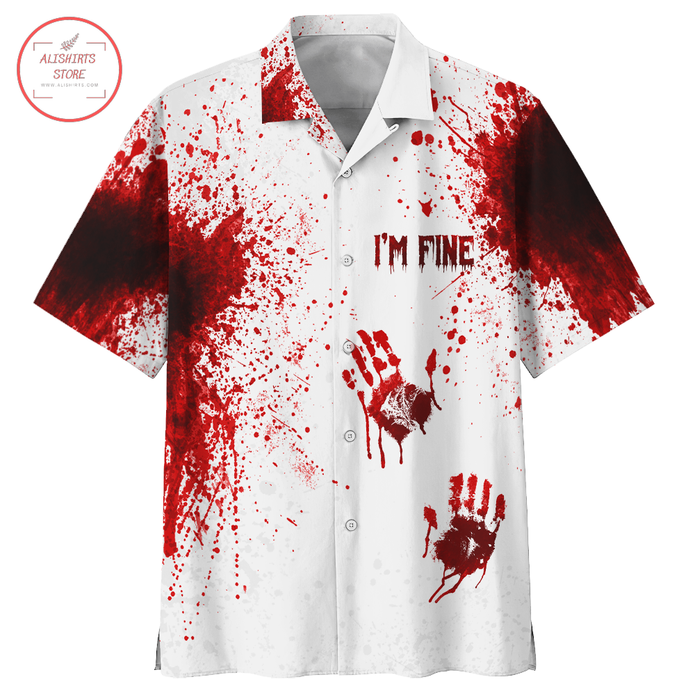 Halloween Blood You Should See Other Guy Hawaiian Shirt