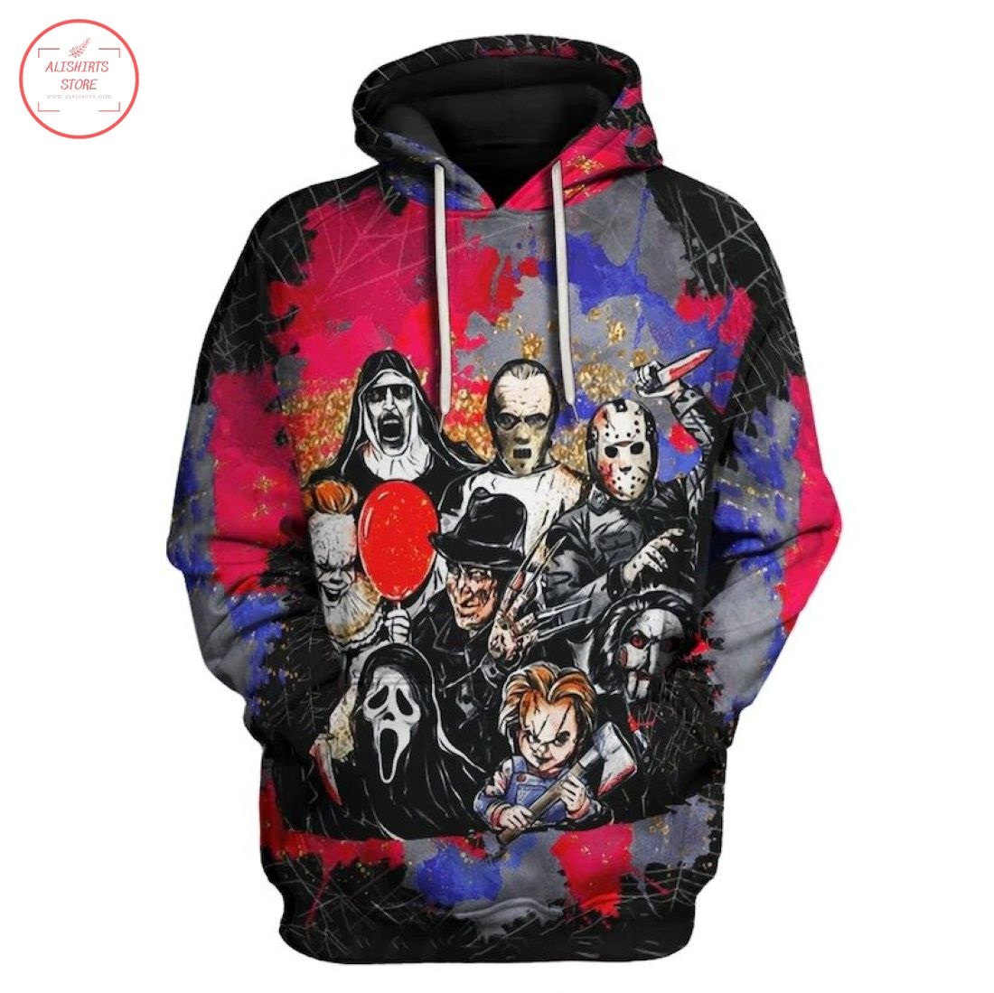 Halloween Friends Horror Movies Hoodie