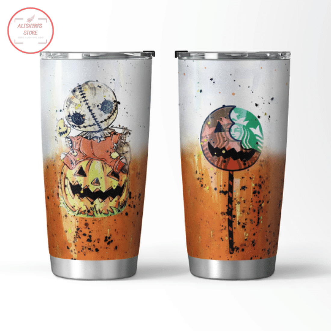 Halloween SB Pumpkin Doll Tumbler