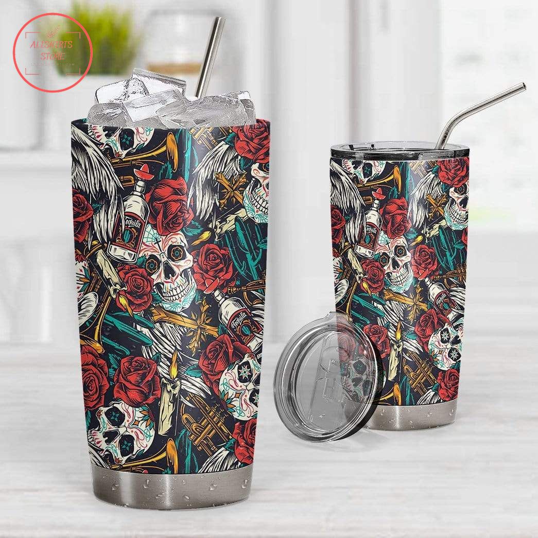 Halloween Satanic Eyes Design Vacuum Insulated Tumbler