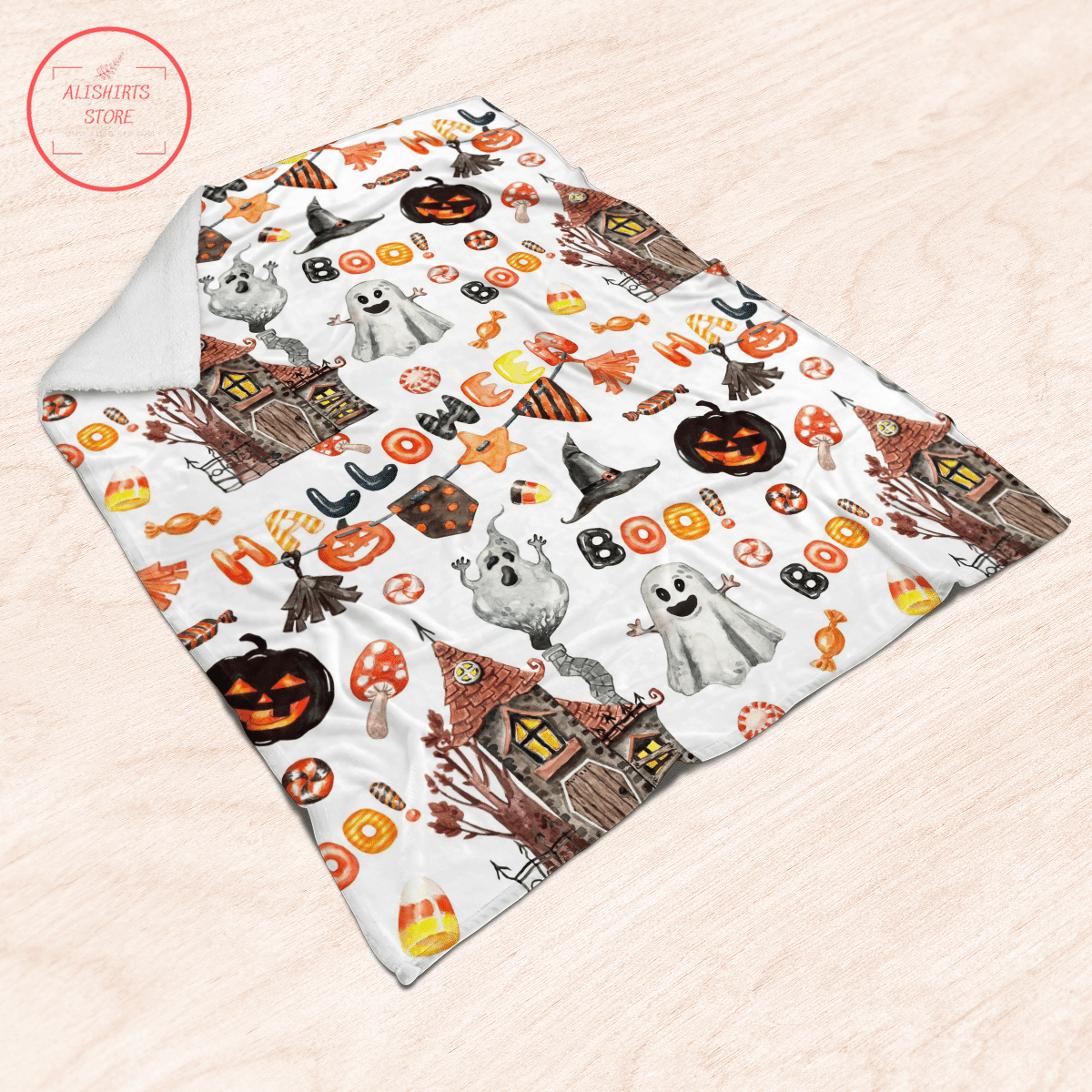 Halloween Scary Boo Boo Blanket