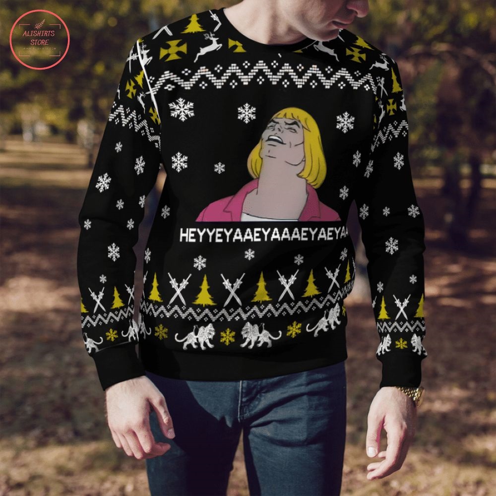 He-man Meme Ugly Christmas Sweater