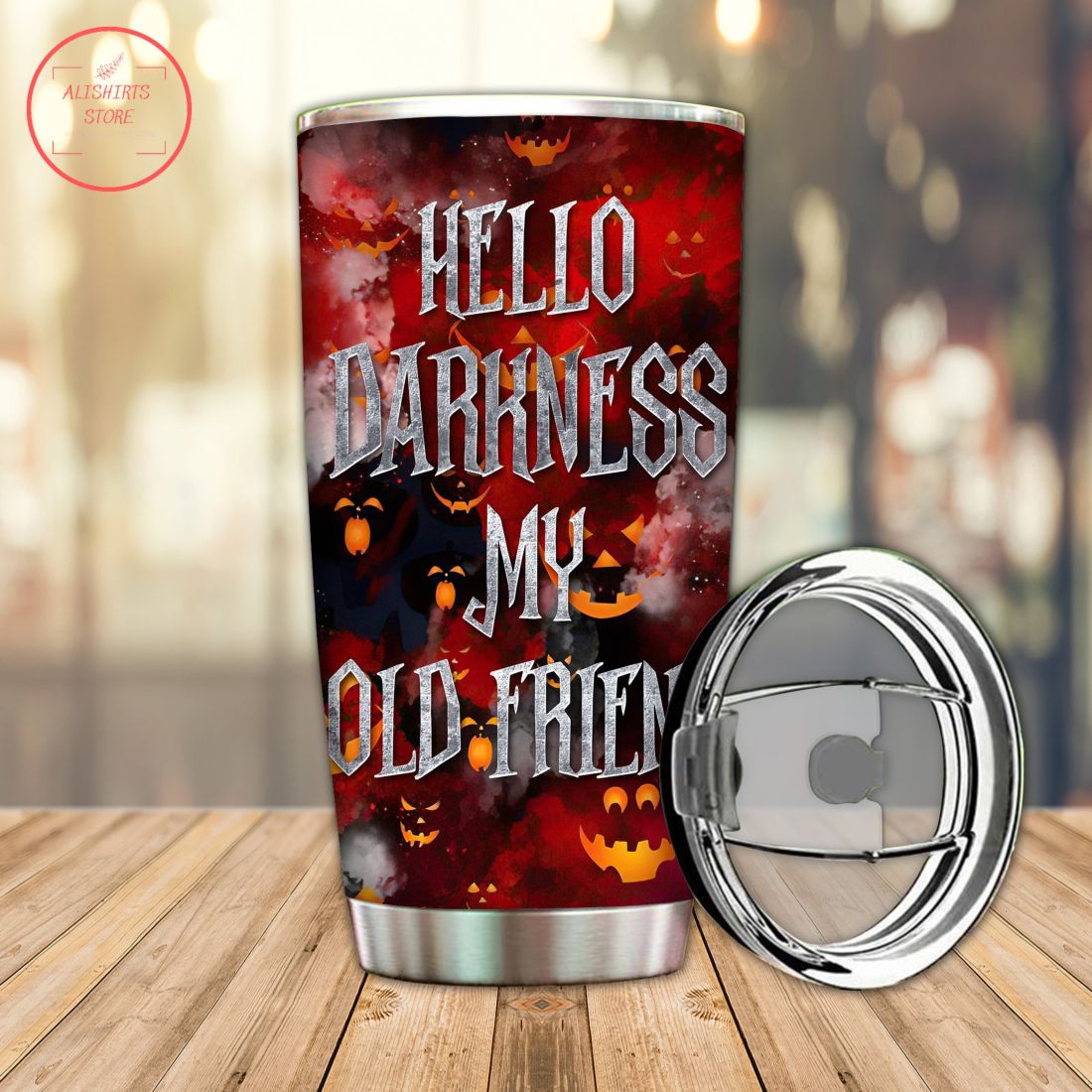 Helloween Darkness My Old Friend Custom name Tumbler