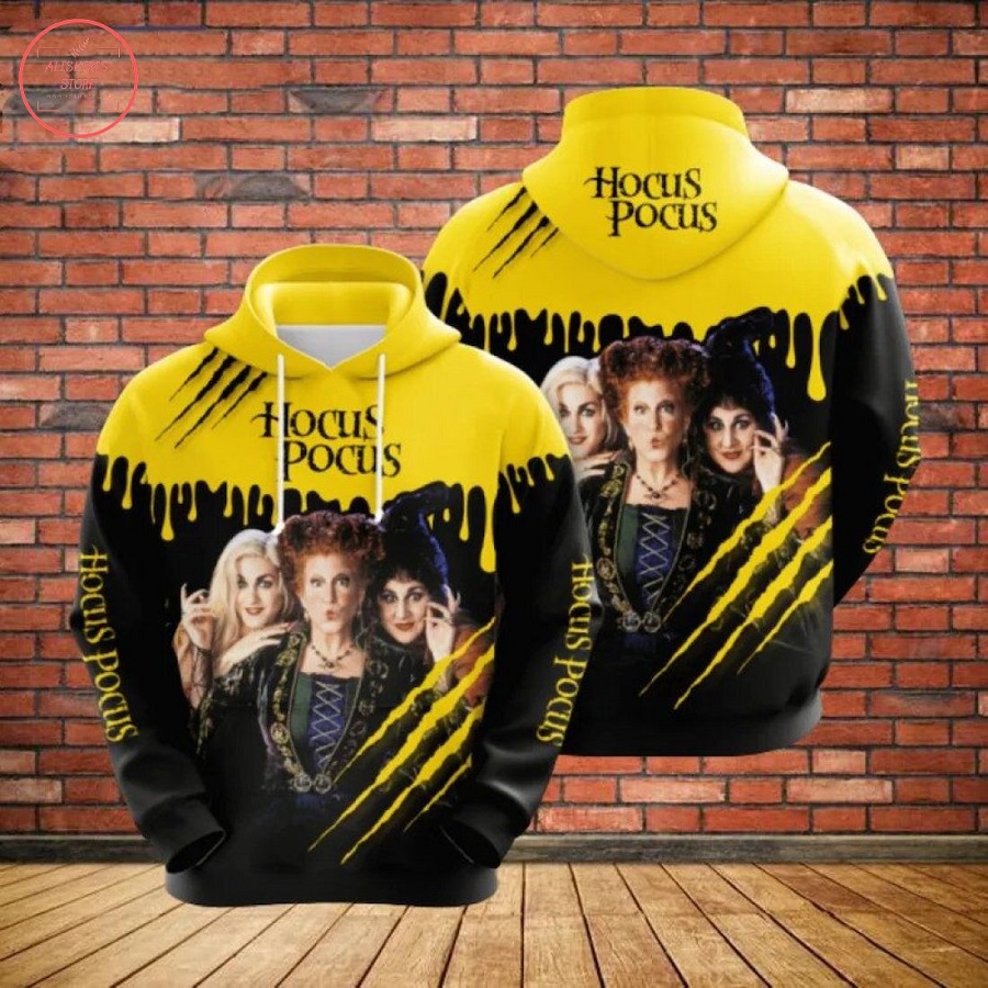 Hocus Pocus Horror Movie Halloween 3D Hoodie