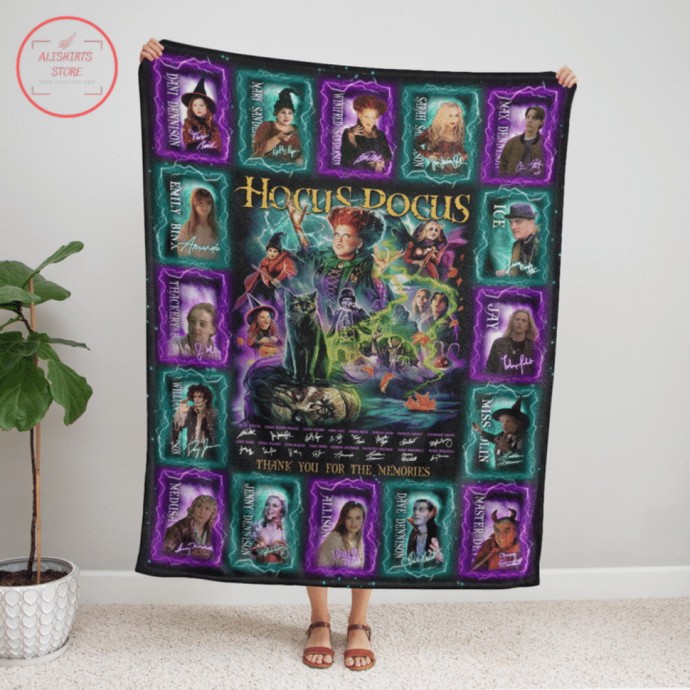 Hocus Pocus Witch Halloween Blanket