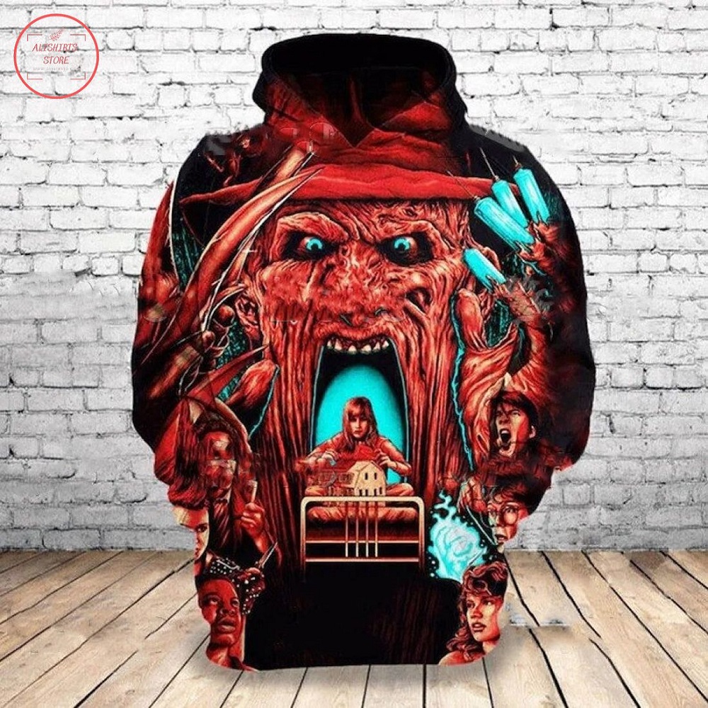 Horror Movies Nightmare Of Elm Street 3D Hoodie