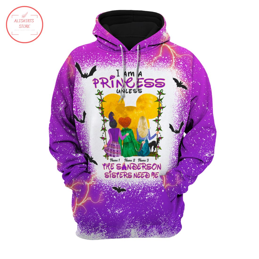 I'm A Princess Unless The Sanderson Sisters Need Me Halloween Shirt