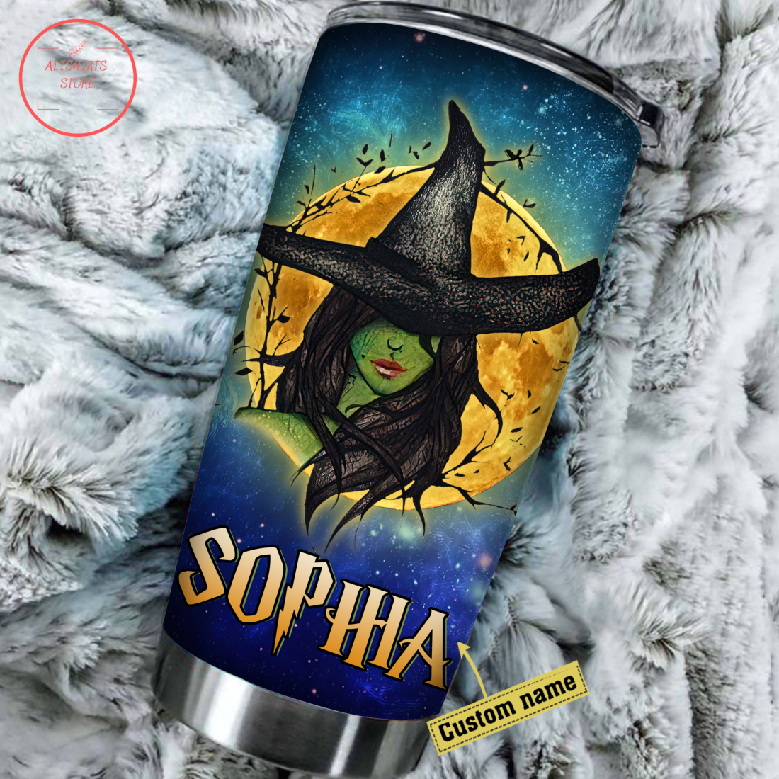 I'm The Witch You Needed Personalized Halloween Tumbler