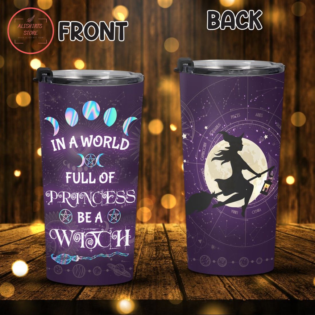 In A World Full Of Halloween Princess Tumbler