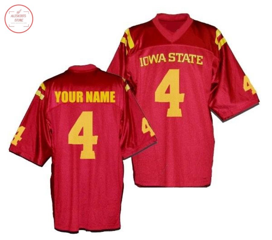 Iowa State Cyclones Custom College Football Jersey