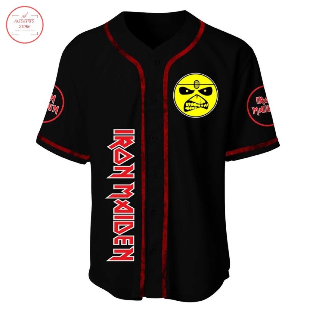 Iron Maiden Custom Name Baseball Jersey