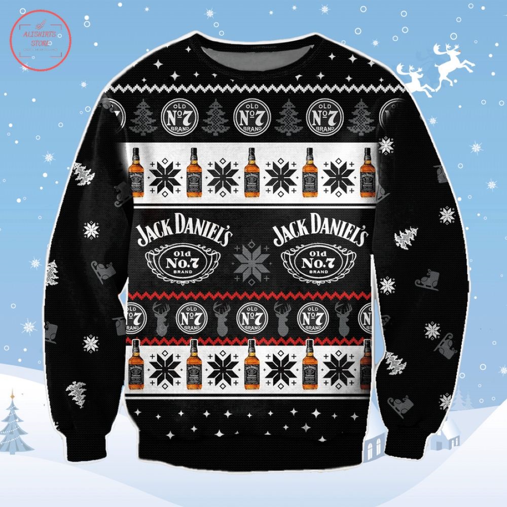 Jack Daniels Ugly Christmas Sweater