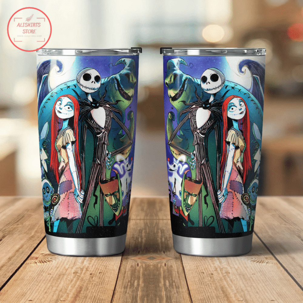 Jack Sally Nightmare Before Halloween Tumbler