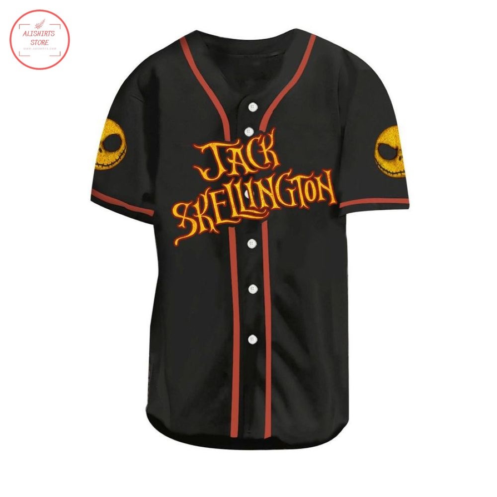 Jack Skellington Halloween is coming Baseball Jersey