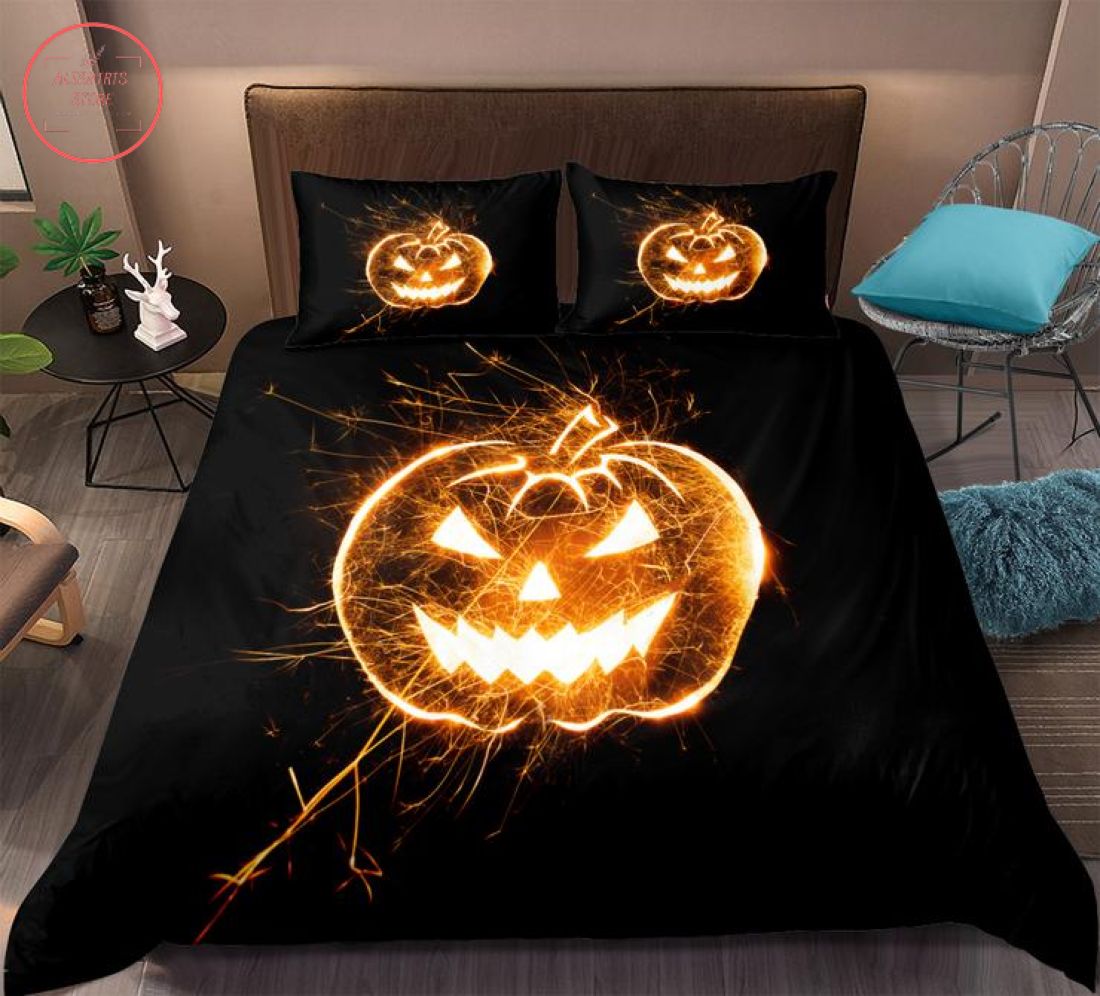 Jack o Lantern Halloween Bedding Set