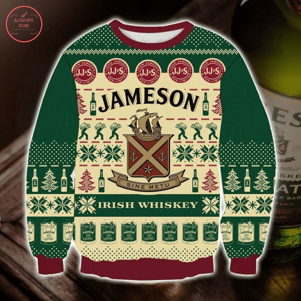 Jameson Irish Whiskey Christmas Sweater