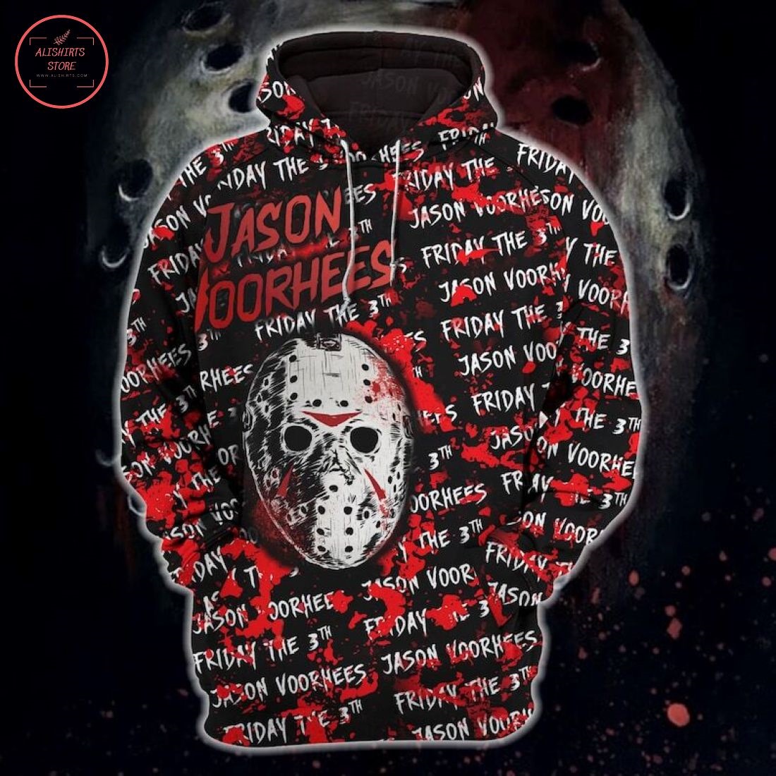 Jason Voorhees Horror Characters Halloween Hoodie