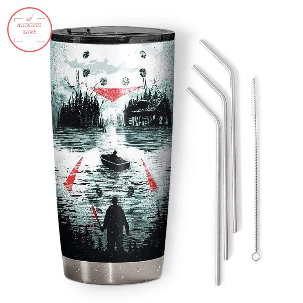 Jason Voorhees Personalized Vacuum Insulated Tumbler