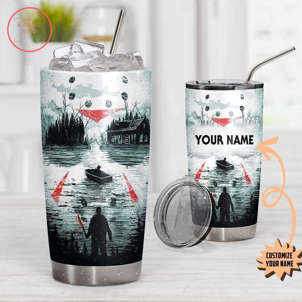 Jason Voorhees Personalized Vacuum Insulated Tumbler