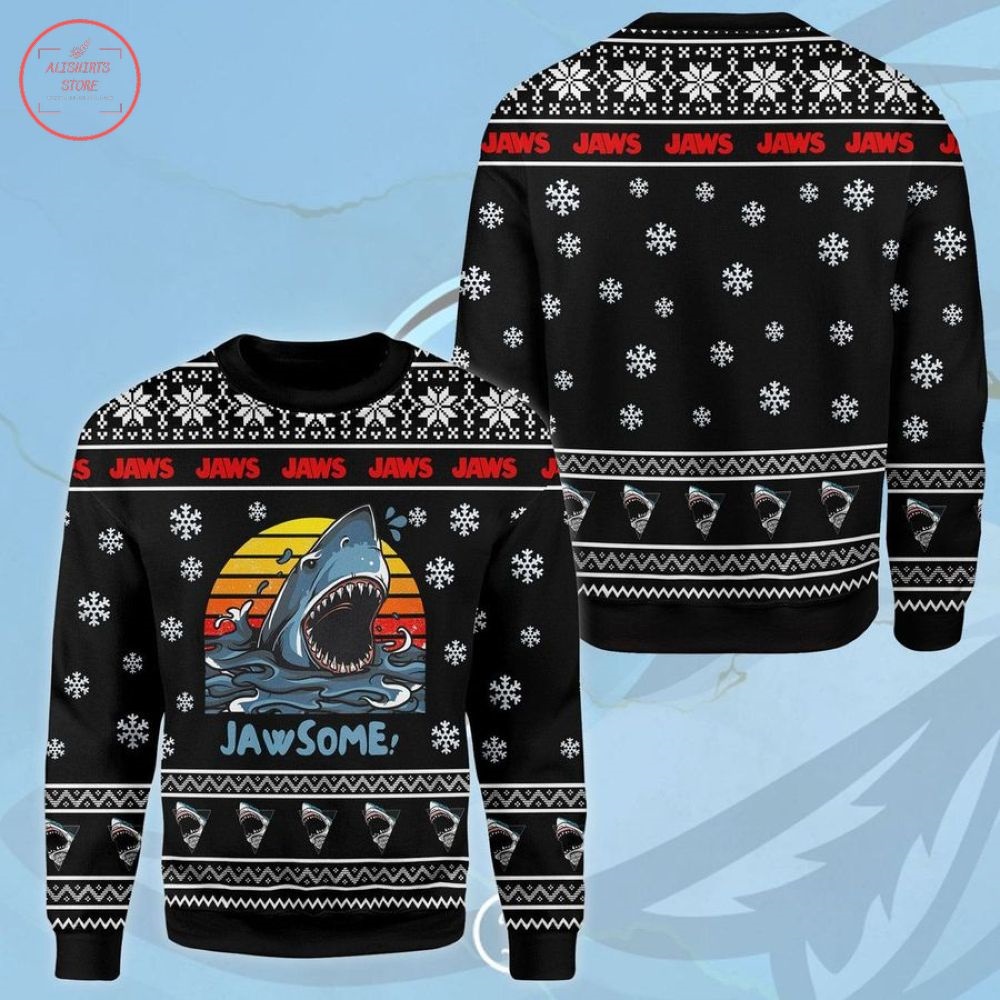 Jawsome Shark Ugly Christmas Sweater