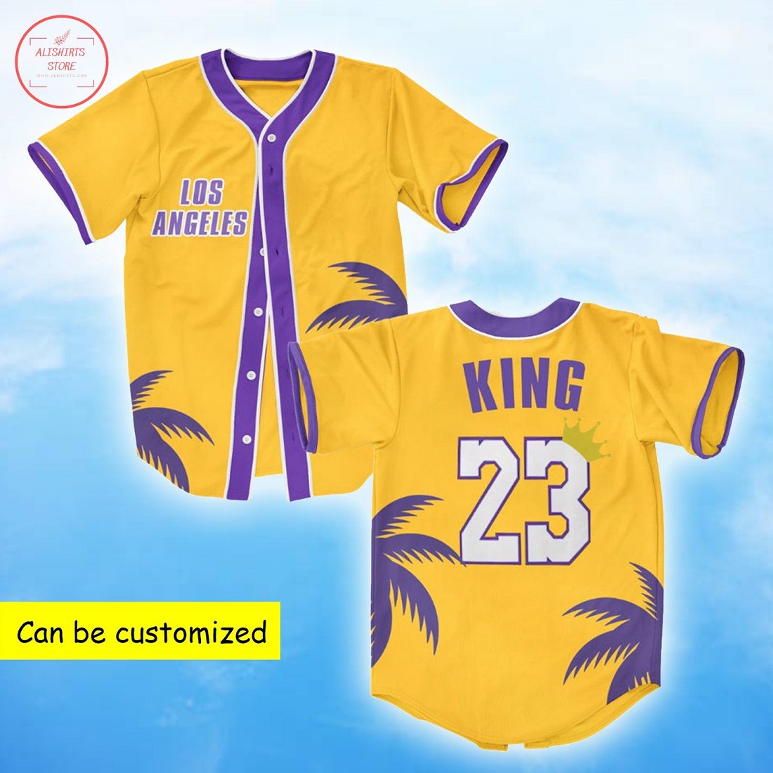 King 23 Of Los Angeles Baseball Jersey