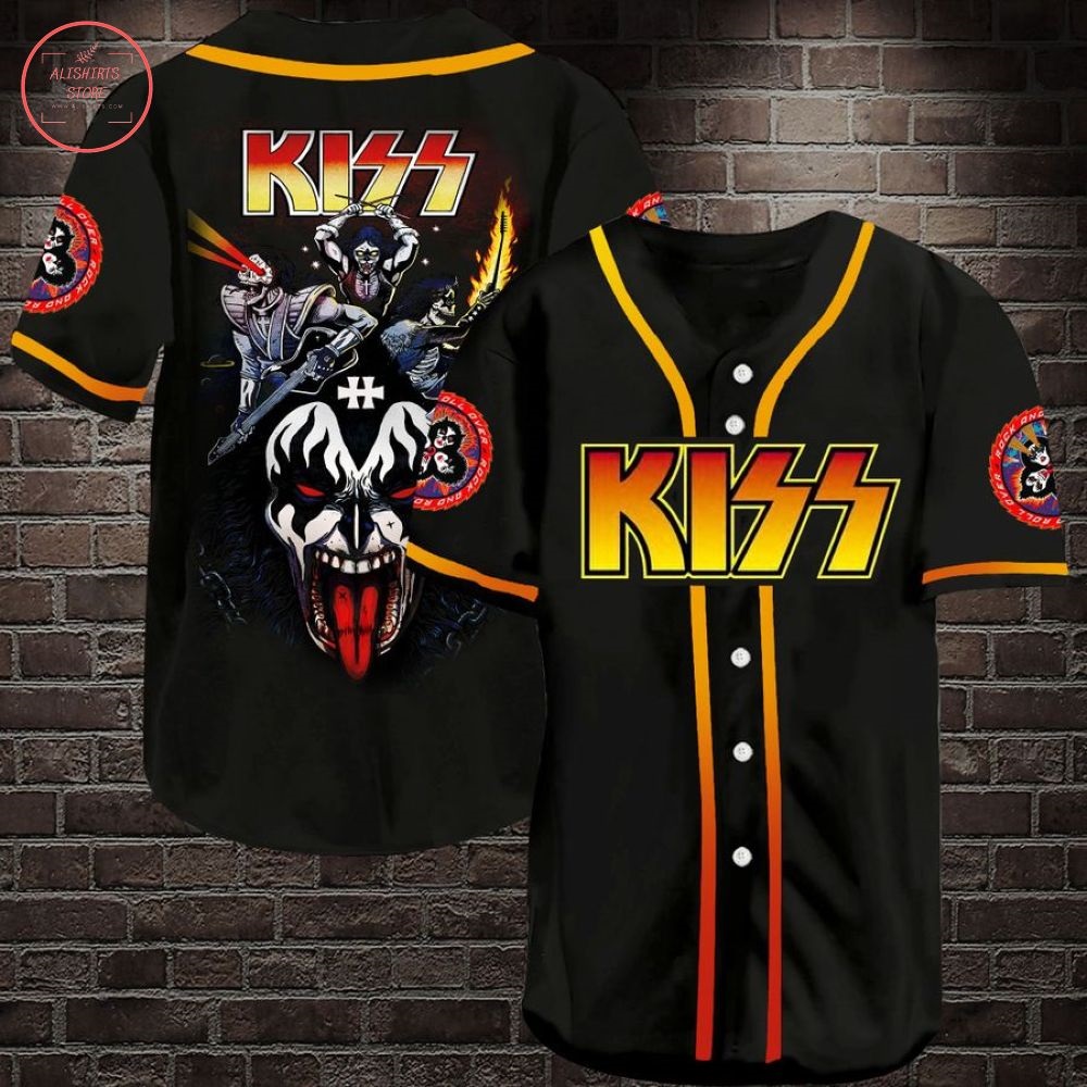 Kiss Band Baseball Jersey