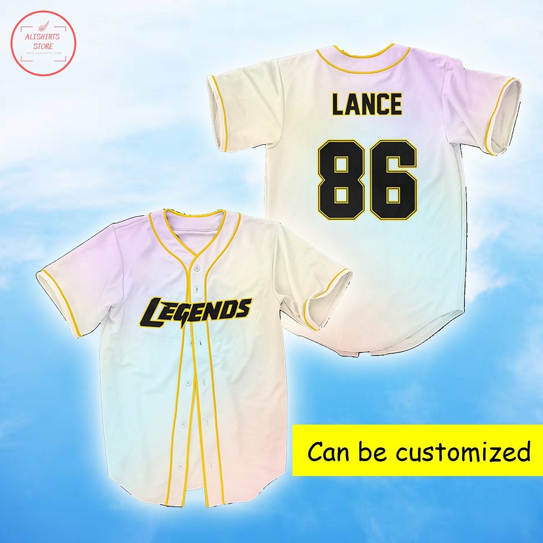 Legends Personalized Baseball Jersey