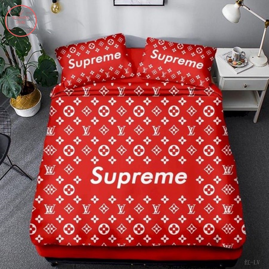 Luxury Lv Supreme Bedding Sets Bedroom Sets
