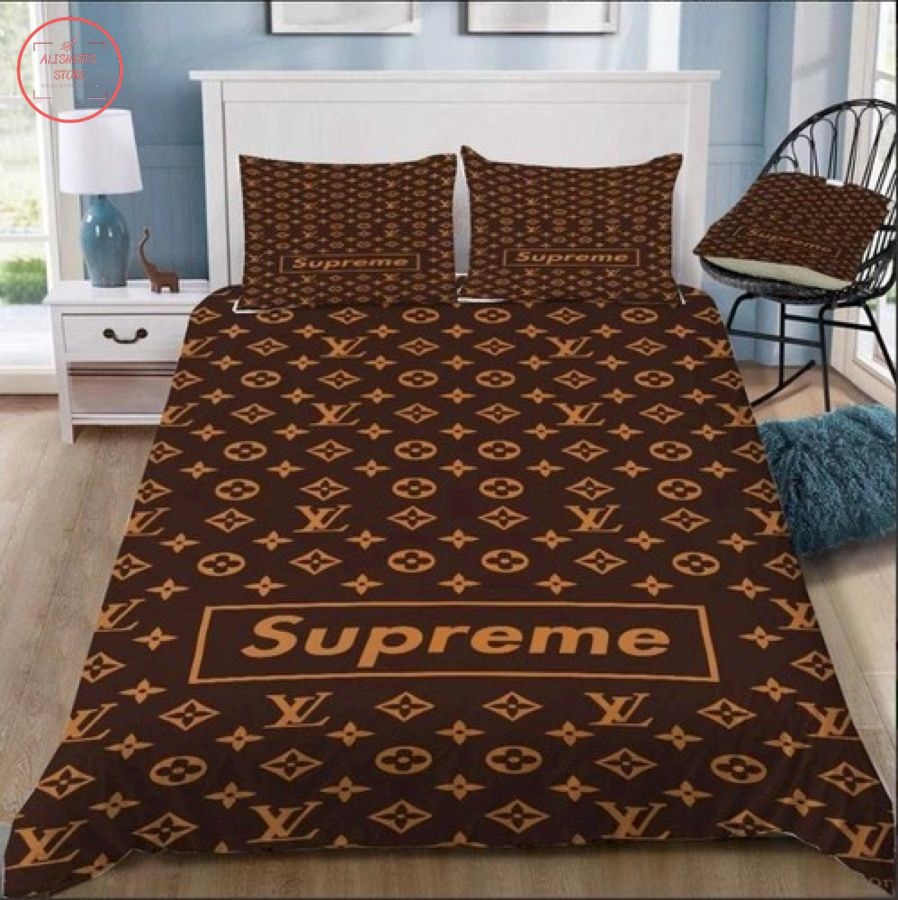 Lv Supreme Luxury Brand Bedding Sets Bedroom Sets