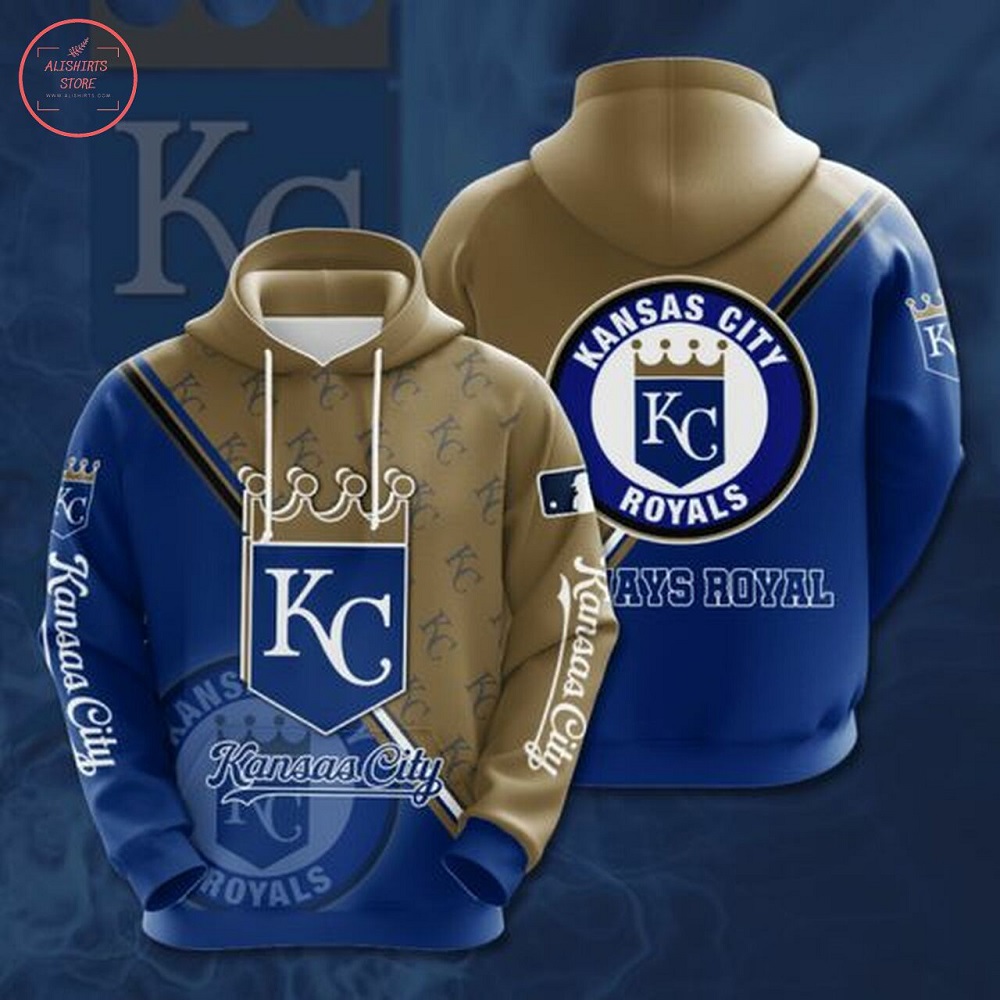 MLB Kansas City Royals All Over Printed Hoodie