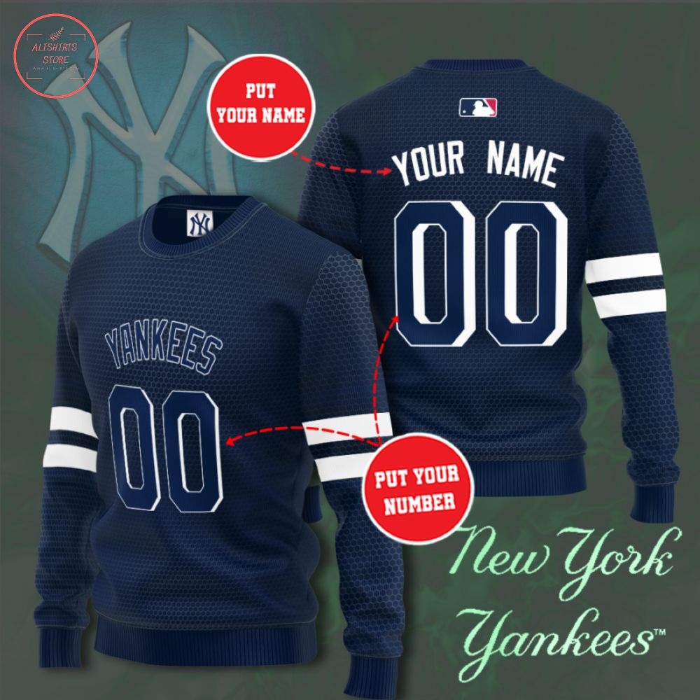 MLB New York Yankees Personalized Sweater