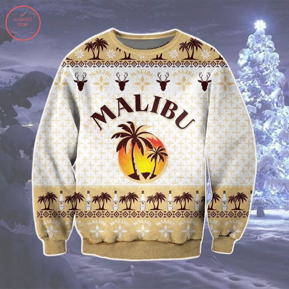 Malibu Rum Ugly Christmas Sweater