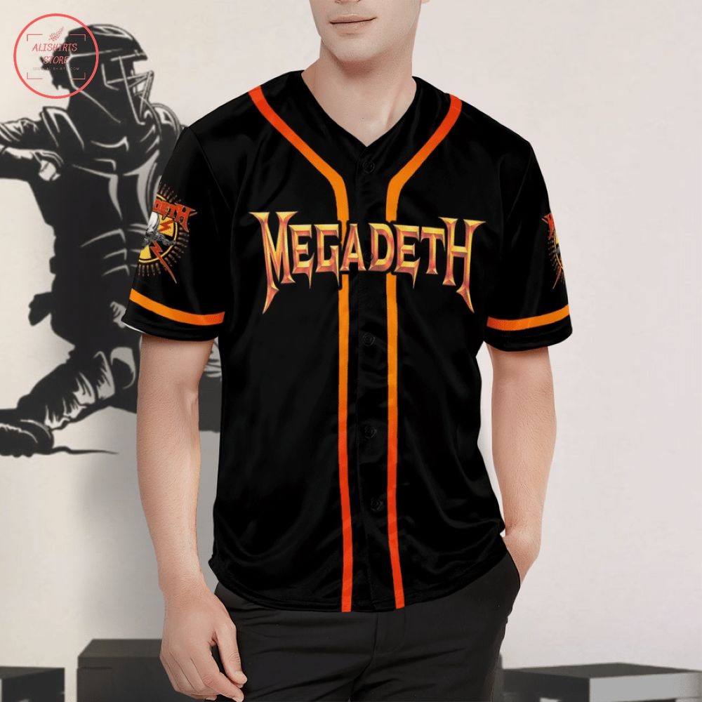 Megadeth Band Baseball Jersey