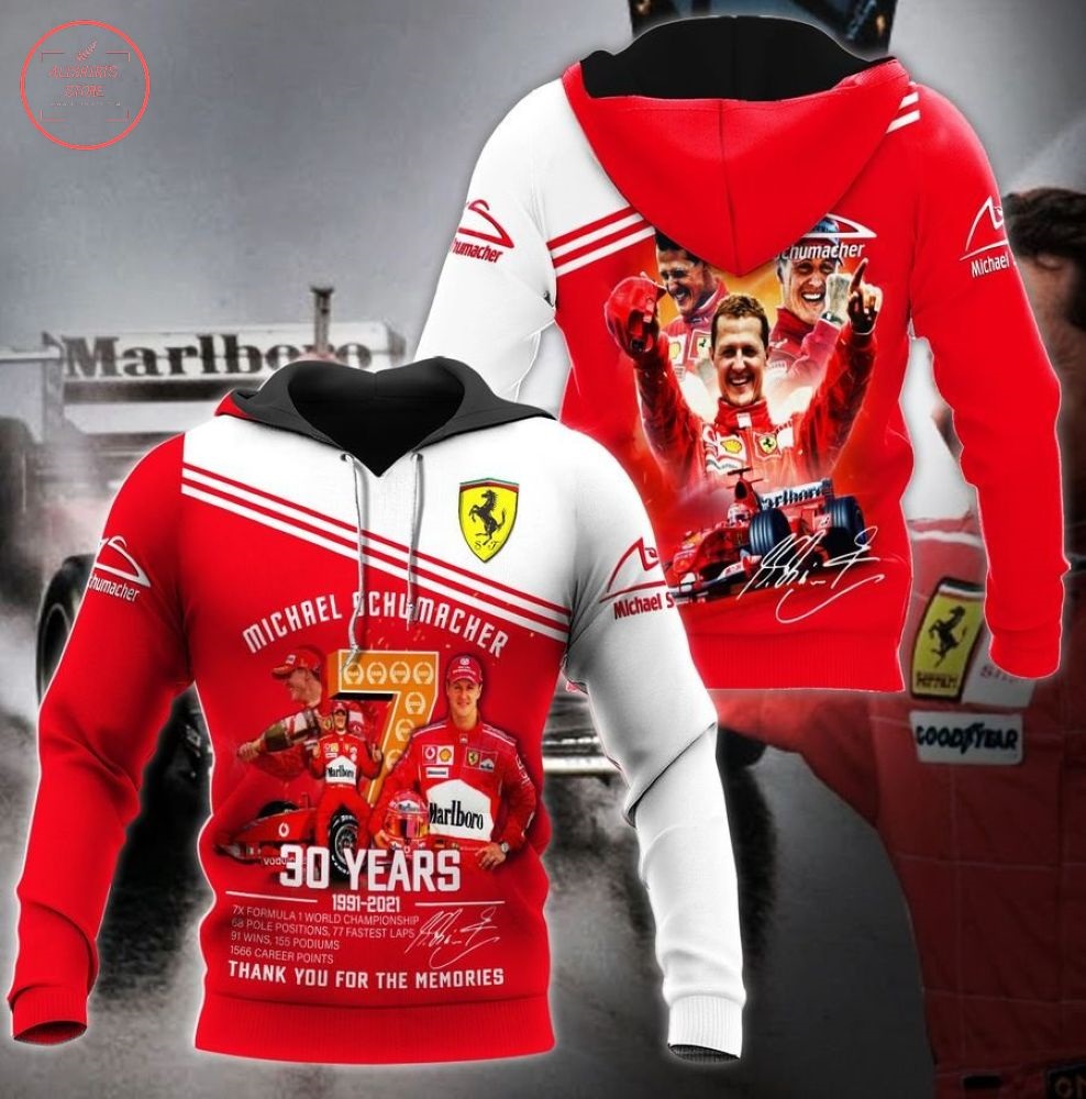 Michael Schumacher 30 years All Over Printed Hoodie