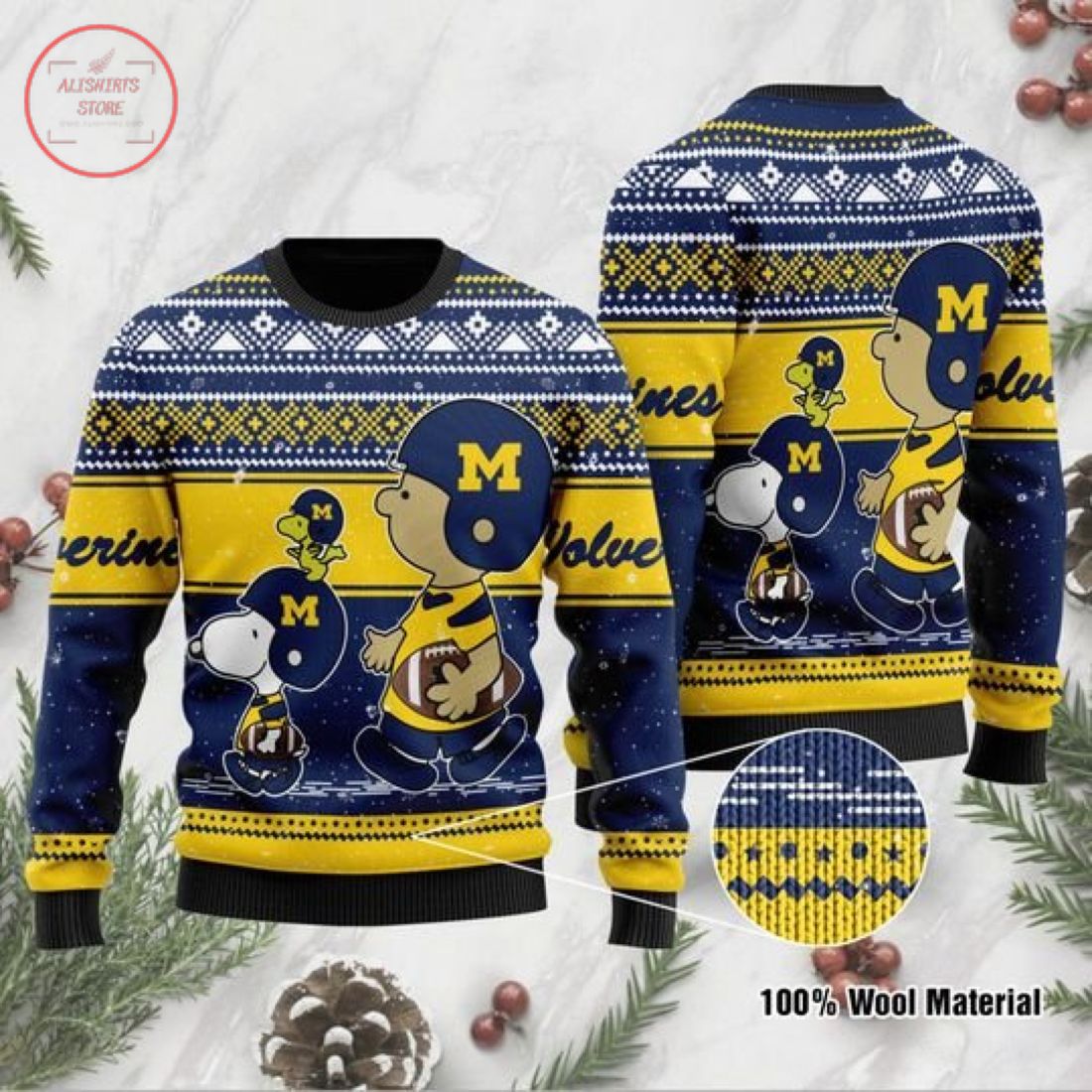 Michigan Wolverines Ugly Christmas Sweater