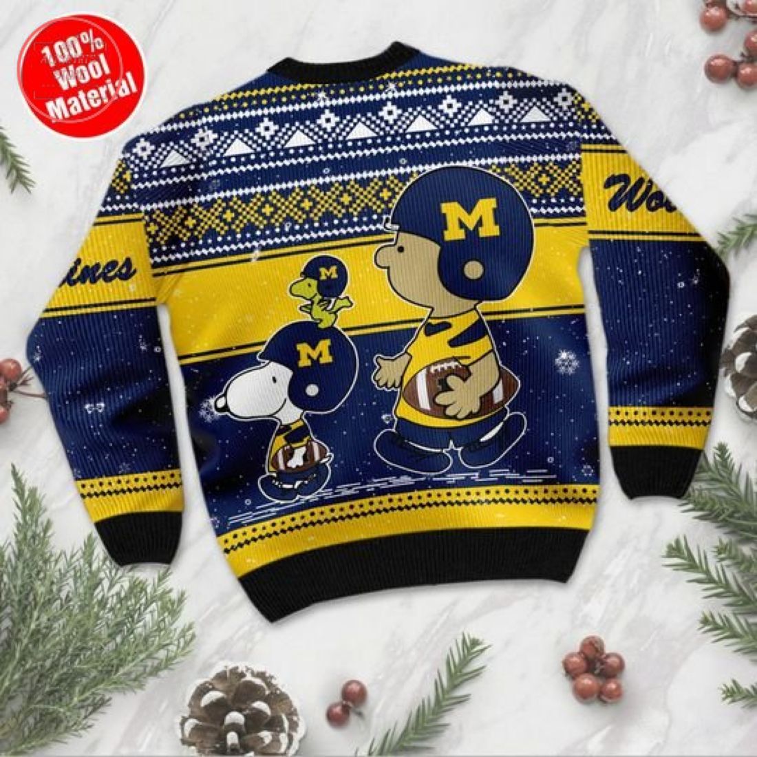 Michigan Wolverines Ugly Christmas Sweater