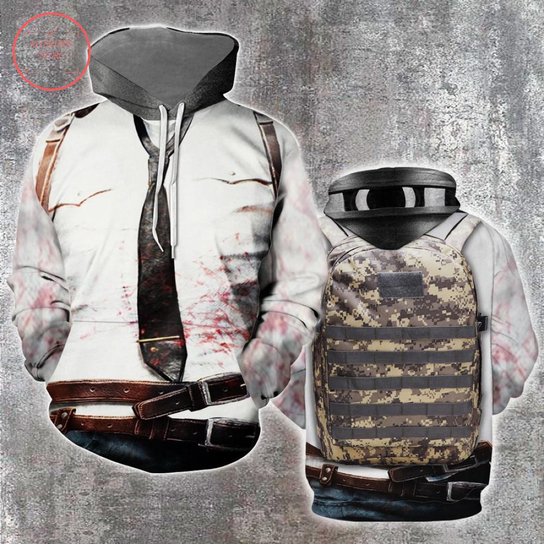 Military Vest Level 3 Battle Ground Halloween Shirt