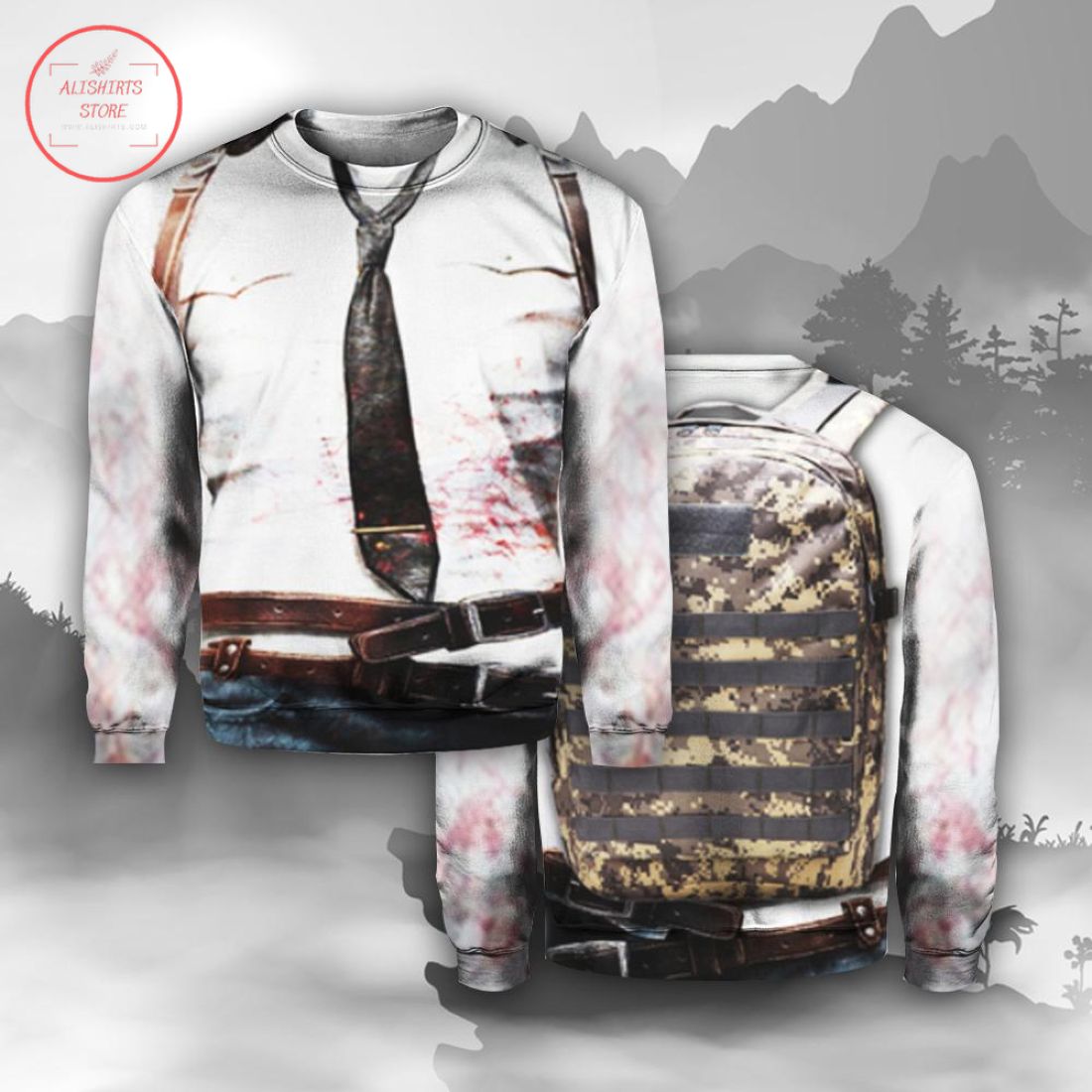 Military Vest Level 3 Battle Ground Halloween Shirt