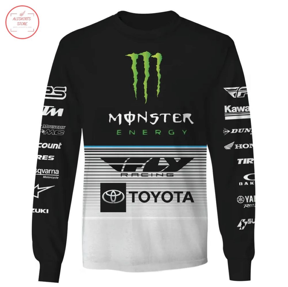 Monster Energy Fly Racing Team Toyota Shirt and Hoodie