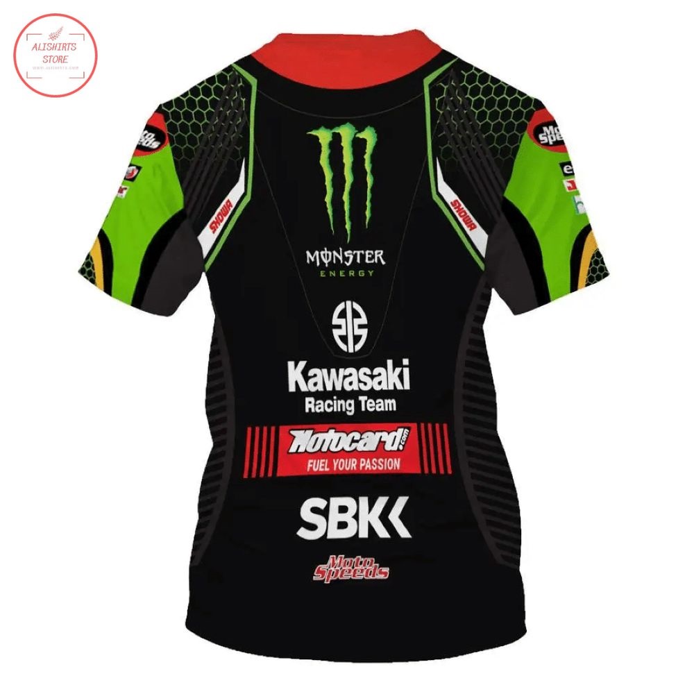 Monster Energy Kawasaki Racing Team T-Shirt and Hoodie
