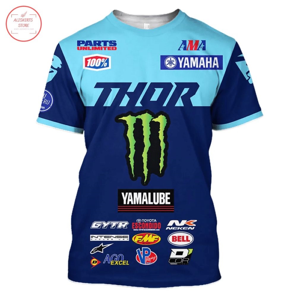 Monster Energy Star Yamaha Racing Team Shirt and Hoodie