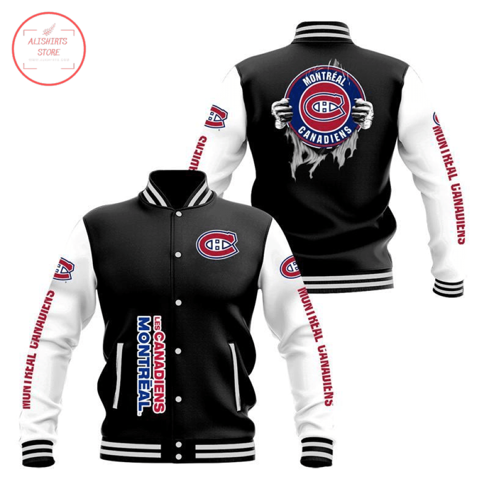 Montréal Canadiens 3D Baseball Jacket
