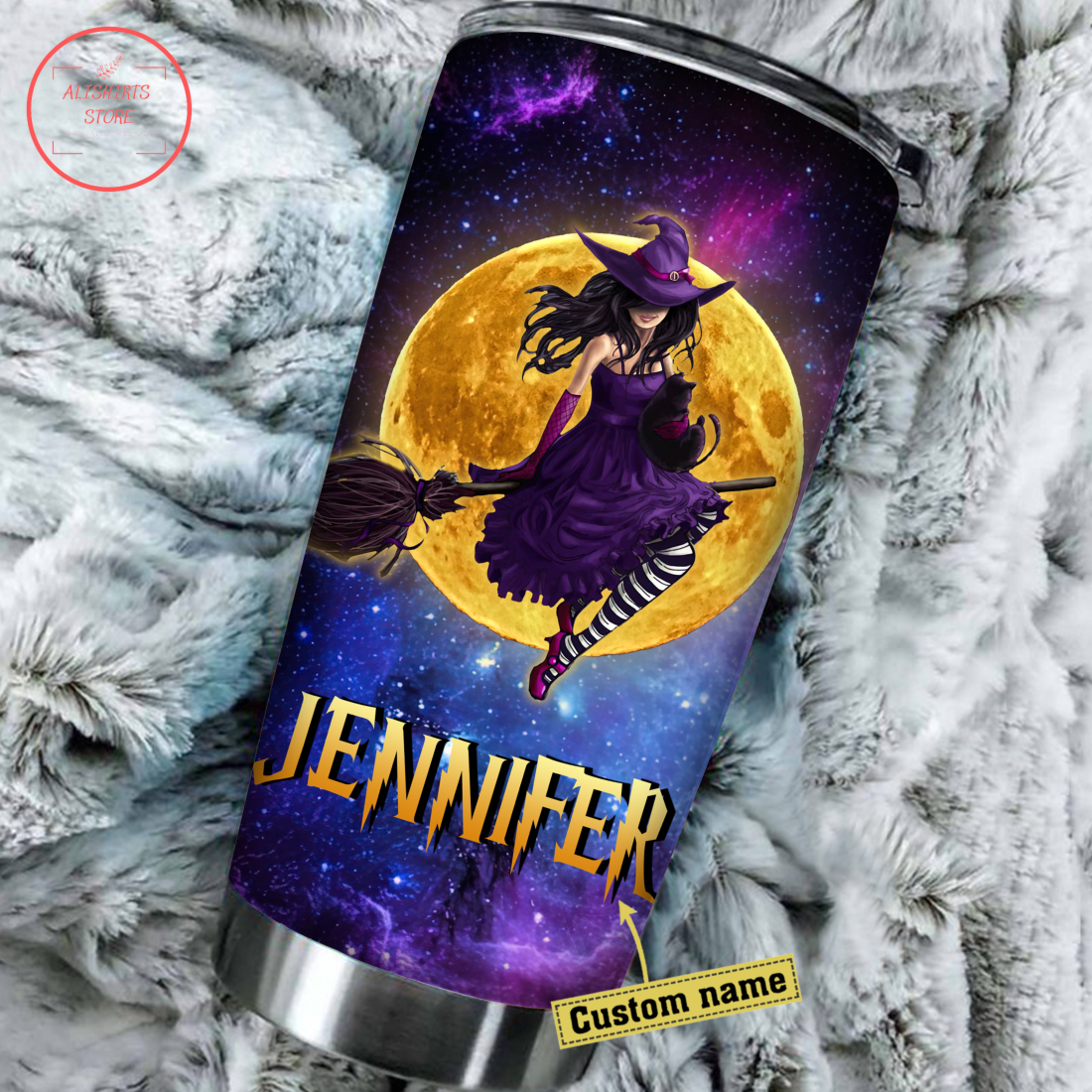 Moon Night Witch Everything Halloween Personalized Tumbler