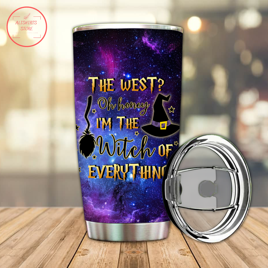 Moon Night Witch Everything Halloween Personalized Tumbler