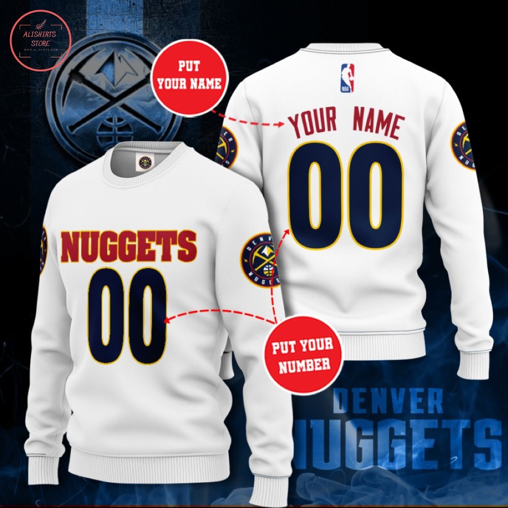 NBA Denver Nuggets Team Personalized Sweater