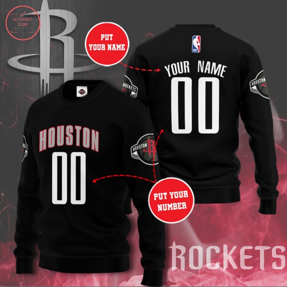 NBA Houston Rockets Team Personalized Sweater